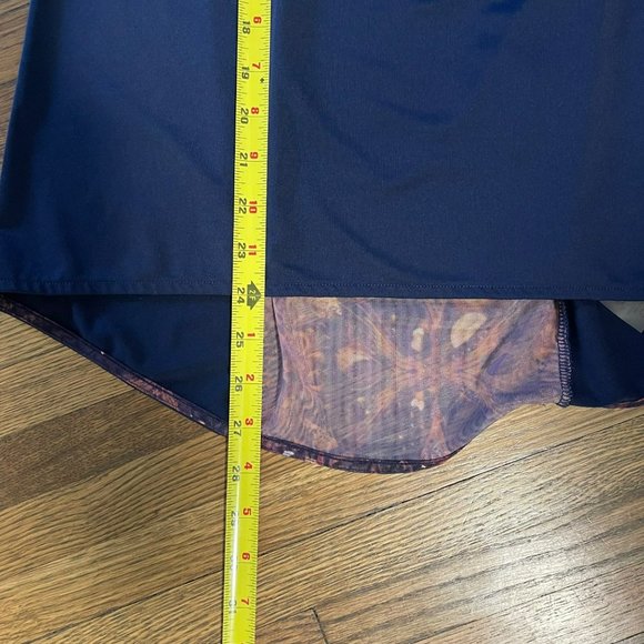 CALIA Limited Edition Navy Racerback Mesh Detail Athleisure Tank Top Women's XS - Picture 10 of 11